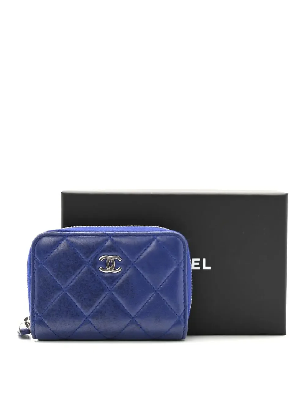 Chanel Lambskin Quilted Zip Around Coin #231478C55B